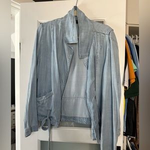 DENIM BOMBER JACKET